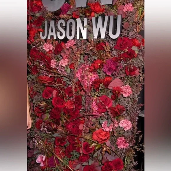 New Jason Wu Womens Tiered Smocked Maxi Dress Black Shoulder Ties Large - Picture 13 of 17